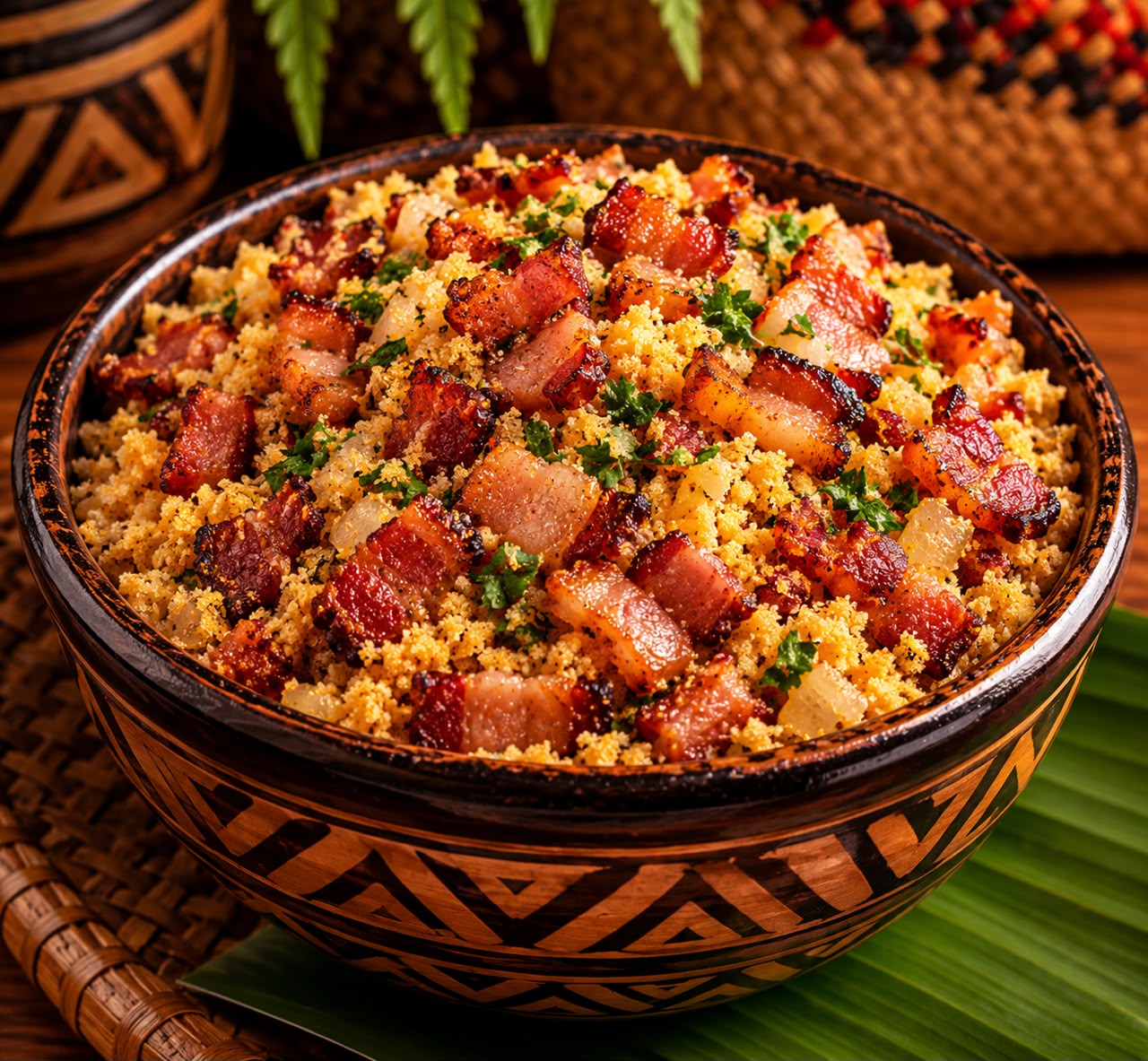 Farofa de Bacon